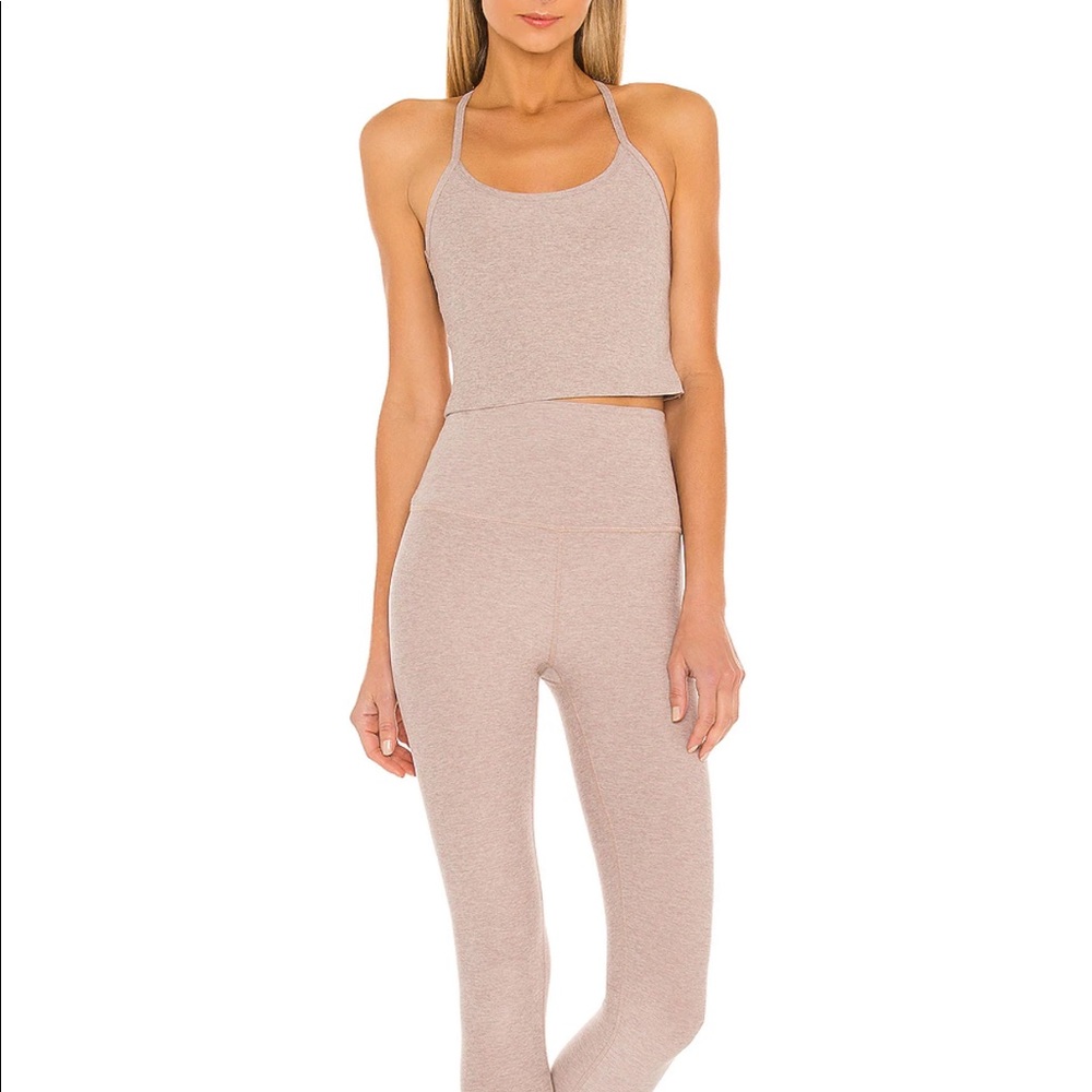 Space dye beyond yoga top.